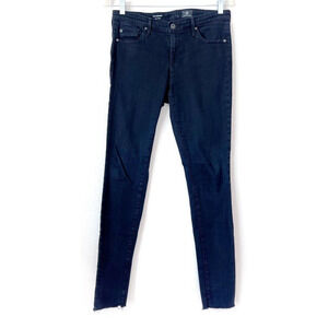 AG Adriano Goldschmied Womens Size 28R 30x31 The Legging Super Skinny Black